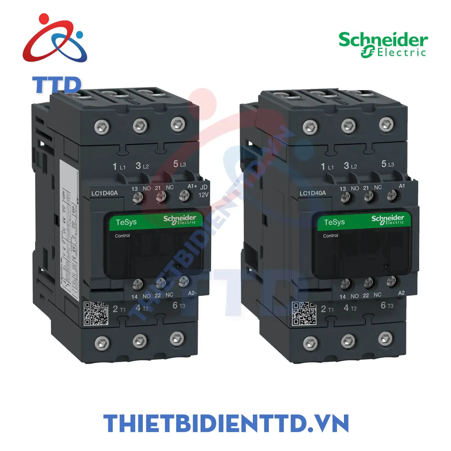 Schneider Tesys LC1D40AED thiet bi dien ttd