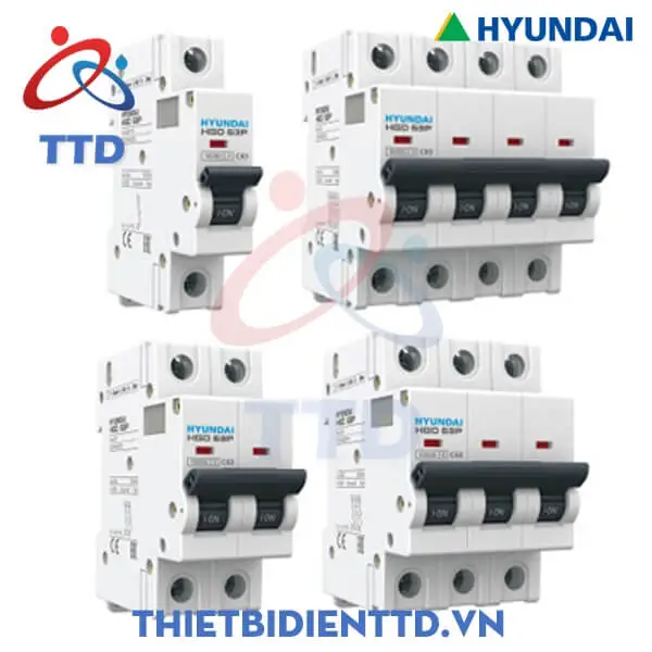 HGD63H 1P 50A - Aptomat cài MCB Hyundai HGD63H 1P, 50A, 10kA thiet bi dien ttd