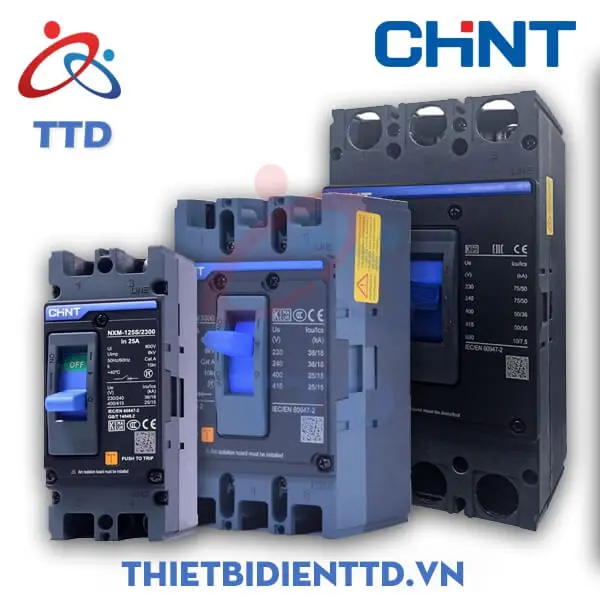 Chint-MCCB NXM-125S/3300 40A - 3P 40A 25kA