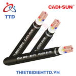 Cáp ngầm 4 ruột bọc cách điện Cu/XLPE/PVC/DSTA/PVC 0.6/1kV