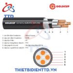 Cáp ngầm 4 lõi 0.6/1kV
