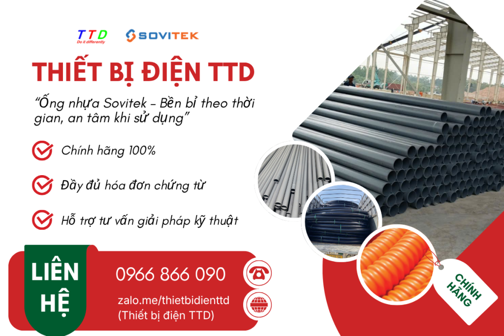 Ống nhựa Sovitek tại Vĩnh Yên