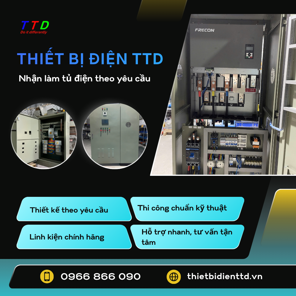 Nhận làm tủ điện theo yêu cầu tại Vĩnh Phúc