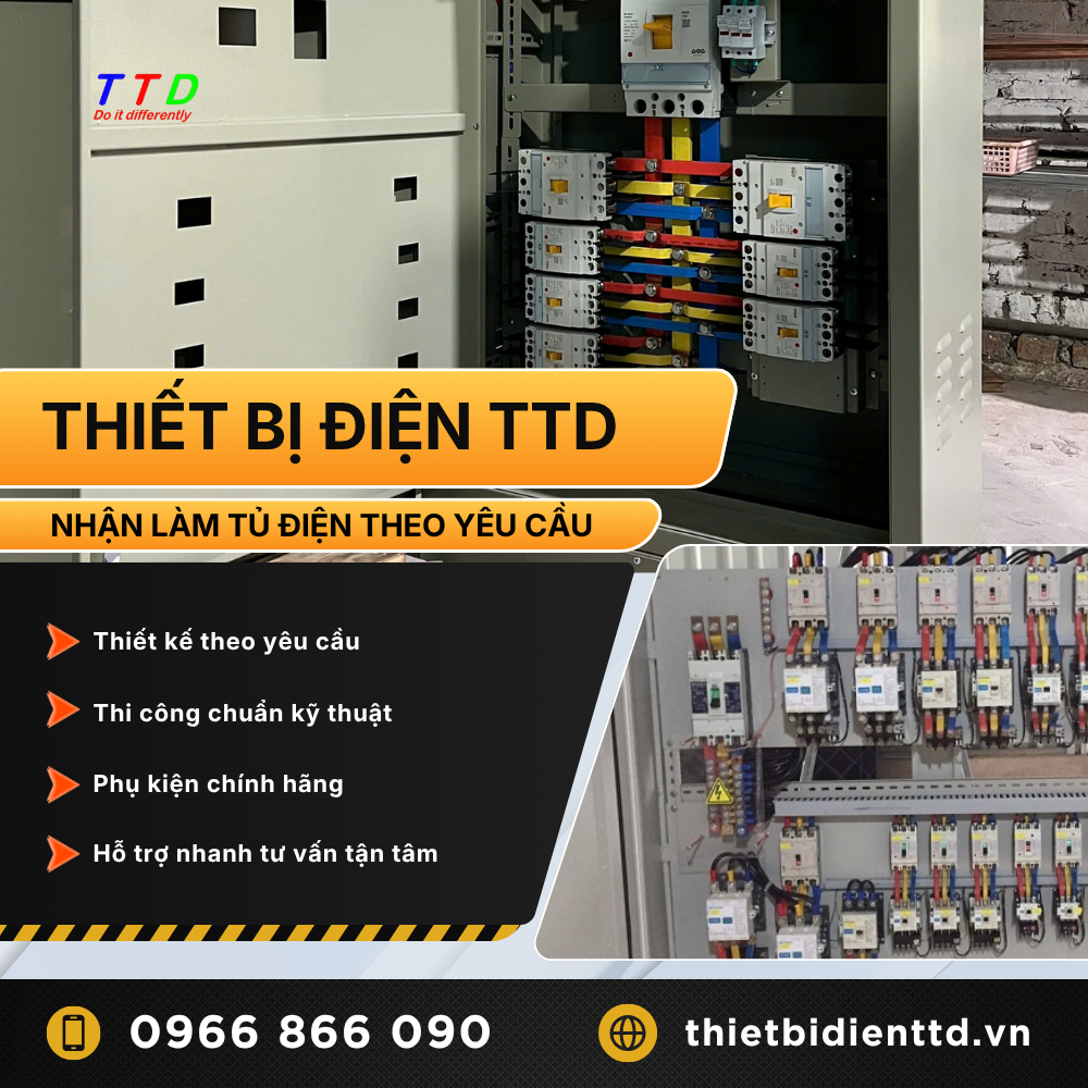 Tủ điện theo yêu cầu tại Vĩnh Yên