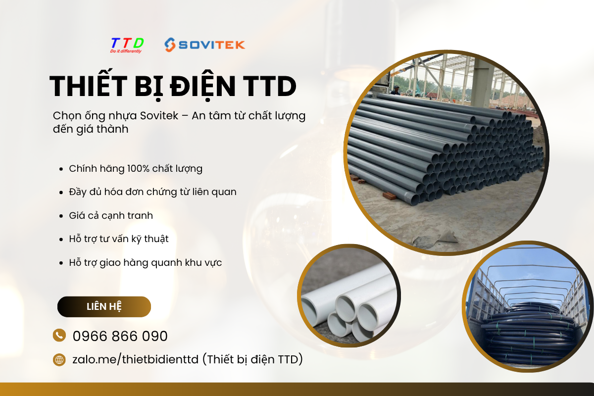Ống nhựa Sovitek tại Phú Thọ