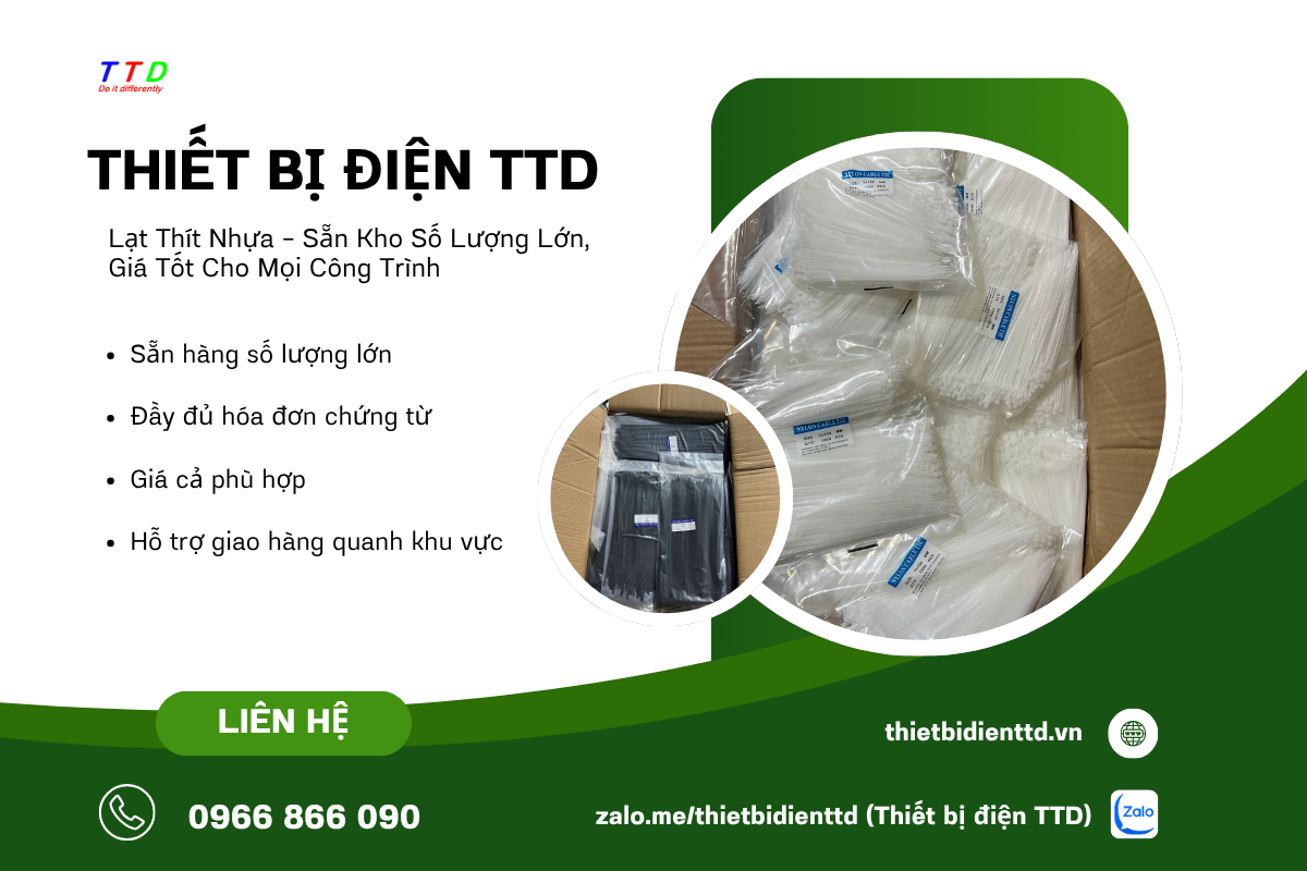 Lạt thít số lượng lớn tại Vĩnh Phúc